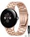 Merkloos Google Pixel Watch 4/3 Verstelbare Roestvrijstalen Band