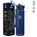 Grsta Thermosfles, 1 liter, BPA-vrij, 18/8 roestvrij staal, lekvrij, voor warme en koude dranken, sport, yoga, camping