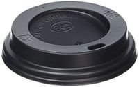 Fiesta HW08HL040-2 deksel voor hete kopjes, 8 oz., zwart (Pack 50)