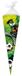 goldbuch 98 133 Schoolzak 85 cm Stormer, snoepzak 6-hoekig, geschenkzak met voetballer-motief, geschenkverpakking van lakkarton, eerste schoolzak met netsluiting, ca. 85 x 24 x 20 cm, groen