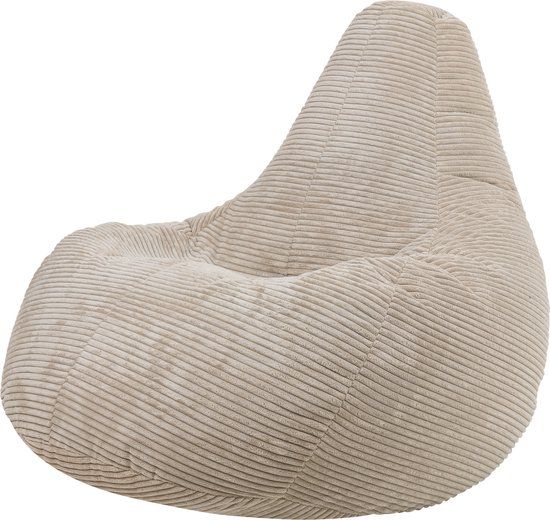 icon Dalton Zitzak Fauteuil Gaming - Ribfluweel - Beige
