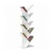 Baroni Home Étagère à livres peu encombrante à 8 niveaux, étagère à livres verticale pour salon, bureau et chambre d'enfant, 20 x 40 x 127 cm, blanc