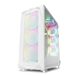 Sharkoon REV300 Tower PC Case - White - ATX - Tempered Glass - A.RGB Fans