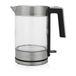 Princess London Bouilloire - 1.7L - Noir/Inox/Transparent - 2200W