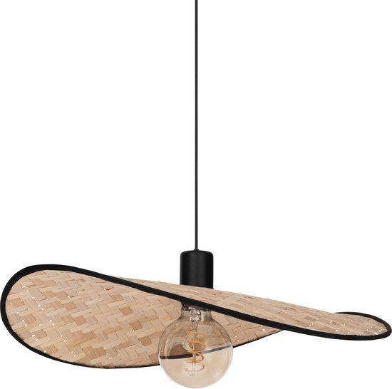 EGLO Marywell Hanglamp - E27 - Zwart/Bruin