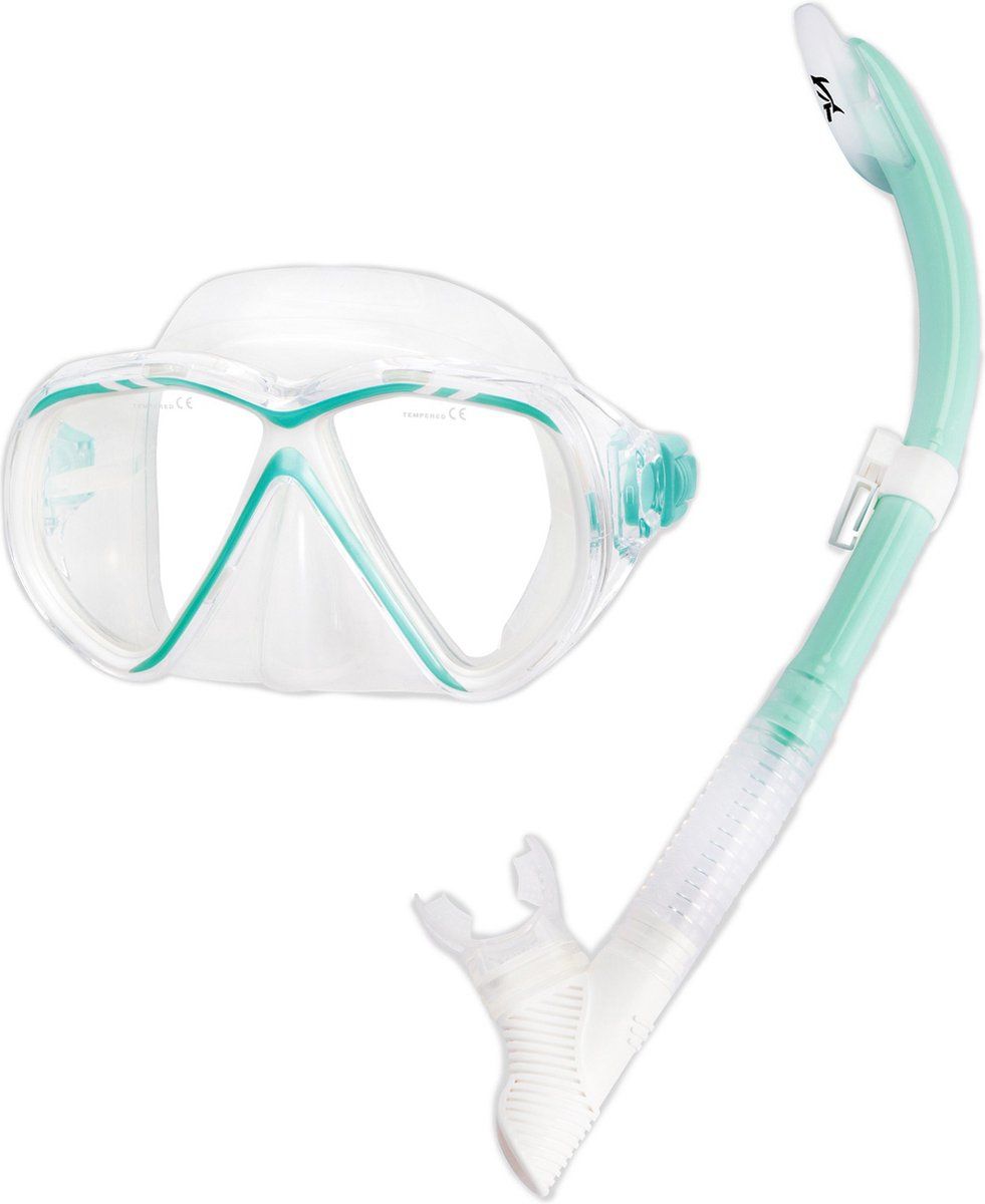 IST Sports Martinique Snorkelset - Volwassenen - Siliconen - Mint - 2023