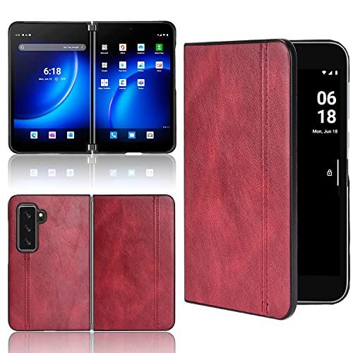 Hülle Hülle® Texturen Leder Hoesje Opvouwbaar voor Microsoft Surface Duo 2 (2)
