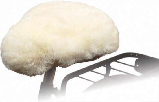 Willex Fietszadelhoes Schapenvacht - Bruin - Unisex