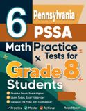 6 Effortless Math Education 6 Pennsylvania PSSA Math Practice Tests for Grade 8 Students