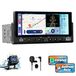Icecat autoradio 6,86 pouces IPS tactile avec CarPlay, Android Auto, Bluetooth, FM, USB, Type-C, commande au volant (SWC) et navigation GPS. Résolution de la caméra : 1280 x 480
