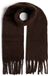 PIECES - PCNIKITA LONG SCARF NOOS BC - Vrouwen - Sjaals - Polyester - Hot Fudge