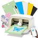 Merkloos Snijplotter Mini snijmachine voor vinyl en strijkfolie USB en Bluetooth 21 x 16,6 x 12,5 cm Beige