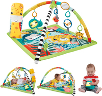 Fisher-Price 3-in-1 Regenwoud Babygym - Baby Play Mat - Multicolour