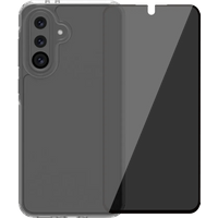 BlueBuilt Protective Cover Samsung Galaxy A36 Transparant + Privacy Screenprotector Glas