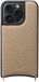 AVY Leren Hoesje | Geschikt voor Apple iPhone 14 Pro | Compatibel met MagSafe | Leather Case | Back Cover | Haakjes voor koord | Beige