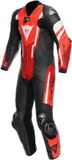 Dainese Misano 3 D-Air Airbag Perforated Zwart Fluo Rood Rood 1-Delig Motorpak - Racepak