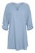 Cream Dames tuniek V-hals lange mouwen Below Hip Length Casual Fit Jurk Dames, Kasjmier Blauw, 40