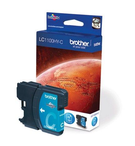 Brother LC-1100HYC Cyaan Inktcartridge - Origineel