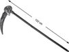 Atosa Zwarte zeis van magere Hein - plastic - 122 cm - Halloween verkleed accessoires - wapens