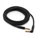 Gear4music 6.35mm TS Jack - 6.35mm TS Jack Right Angled Pro Cable, 9m