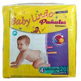 Baby Lindo Luiers 26 eenheden 9-15 kg Extraseco Gr. 4 500 g