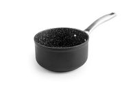 IBILI Quarzo kookpan van gesmeed aluminium, handgreep van roestvrij staal, 16 cm, 1,3 l, anti-aanbaklaag, geschikt voor inductie