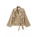 Mango Beige Cotton Trench Coat with Belt