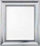 FRAMES BY POST Scandi Distressed Silver Fotolijst met Witte Steunplank 16 x 12 inch