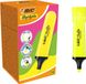 BIC Marking Flat Gele Markeerstiften voor School en Kantoor - Highlighter - Fluostiften met Schuine punt 1.2 mm-4.6 mm - 12 Stuks