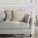 DecoKing Henry, 58367, 2-delig, 2 kussenslopen, 45 x 45 cm, microvezel, ritssluiting, fleece, kussenhoezen, beige
