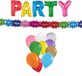 Haza Verjaardag feest versieringen pakket - 3-delig - Woonkamer deco - feestartikelen