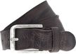 Vanzetti Leren Riem Denim Love 40mm Full Leather Belt W105 Dark Brown Bruine