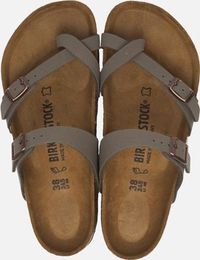 Birkenstock Mayari BFBC Regular Dames Slippers - Stone - Maat 38