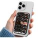 AhaStyle Support de téléphone WG206 à ventouse en silicone avec miroir intégré - Noir