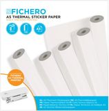 Fichero Thermisch Sticker Papier A5 voor Fichero Thermische Printer - 5 Rollen