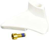 e*thirteen bovenste Wearplaat SRS (SS) /SRS, incl. M5x12mm aluminium schroef, wit