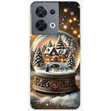 1001 coques Oppo Bedrukt siliconen hoesje compatibel met Oppo Reno 8 5G globe feerique