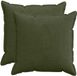 vidaXL - Kussensloop - 2 stuks - Groen - 60 x 60 cm
