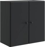 vidaXL Wandkast 59 x 31 x 60 cm Bewerkt hout Zwart