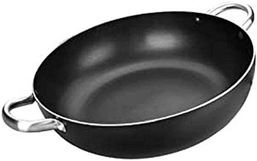 Ibili I-Chef Koekenpan - Diep - 40 cm - Zwart/Zilver
