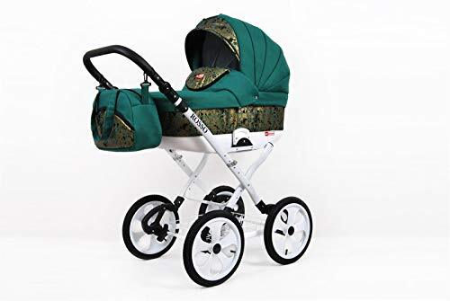 SaintBaby Kinderwagen 3in1 Retro Autostoeltje Buggy Isofix Rosso By Green Marble 2in1 zonder autostoel