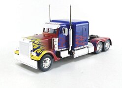 Jada Toys 253115004 - Transformers T1 Optimus Prime, speelgoedauto uit Die-cast, auto, schaal 1:24, blauw, rood