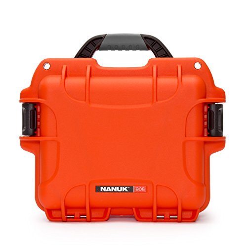 Nanuk 908 waterdichte hardshell koffer leeg - oranje