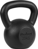 Rebel Active Serie - Gietijzeren Kettlebell - 20kg - Zwart