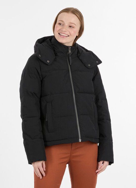 Ragwear Roobie Crepe Dames Winterjas - Zwart - S