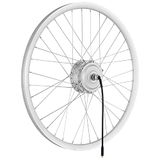 windmeile | E-Bike naafmotor voorwiel, gespaakt, zilver, 20''/26''/28'', 36V/48V, 250W, e-bike, elektrische fiets, pedelec