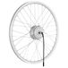 windmeile | E-Bike naafmotor voorwiel, gespaakt, zilver, 20''/26''/28'', 36V/48V, 250W, e-bike, elektrische fiets, pedelec
