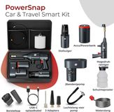 Caliber Car & Travel Kit - Draadloze Hogedrukreiniger - 15.000 mAh Accu - 19000PA Kruimeldief - Bandenpomp - Werkt met PowerSnap Accu Platform (CPS-SET-01-PRO)