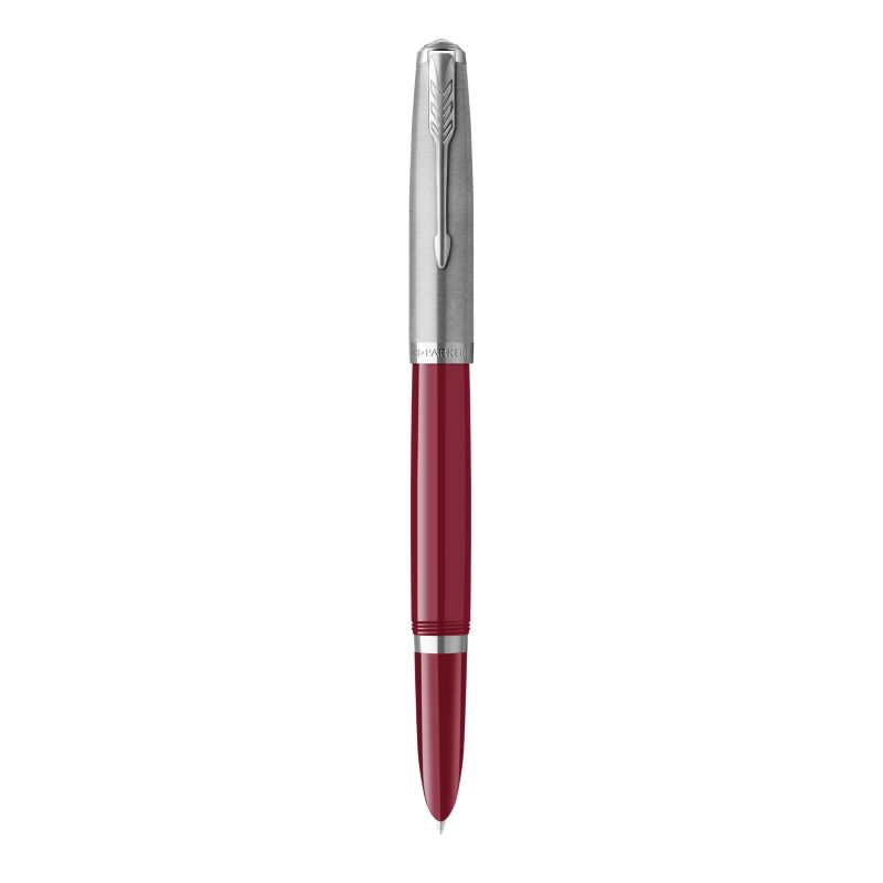 Parker 51 Vulpen - Bordeaux Rood - Fijn - Geschenkdoos