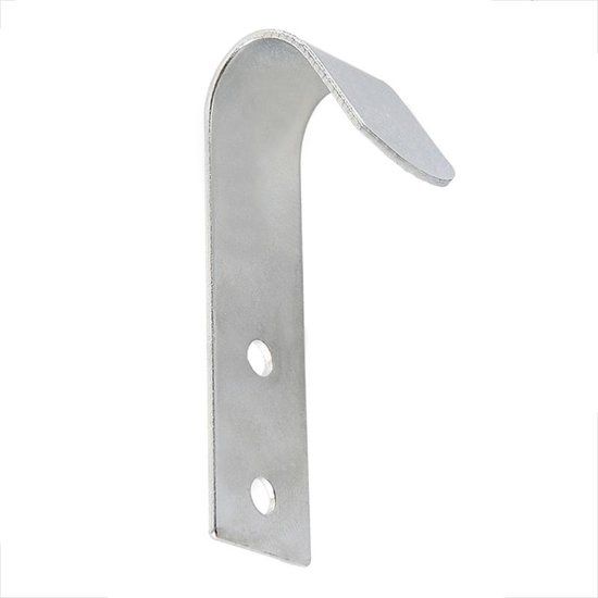 PRO plus Haak Schroefbaar 70 Mm Zilver 4 Stuks